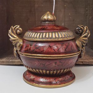 Decorative bowl with lid